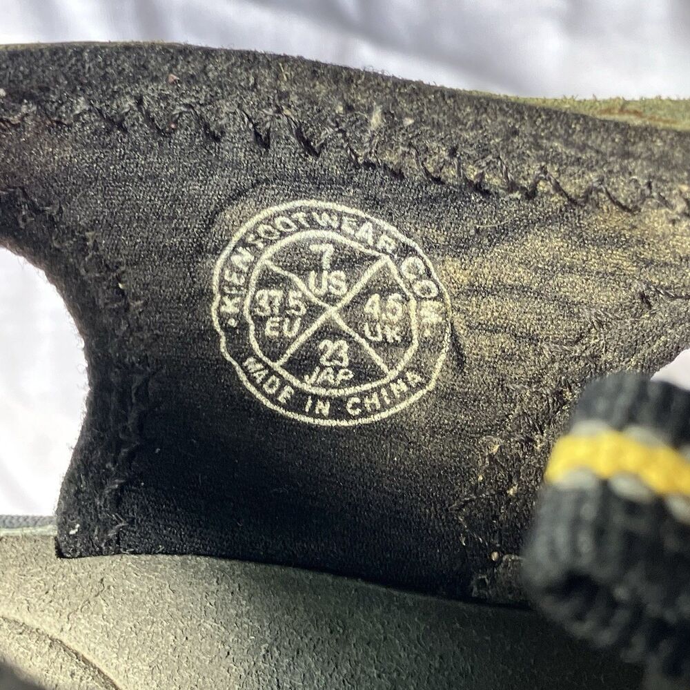 Keen Newport Sandals 7 37.5 Nubuck Leather Green Waterproof Hiking Fisherman - Picture 14 of 16